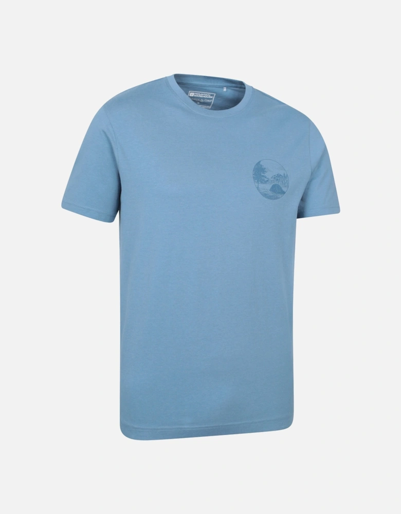 Mens Camping Sketch T-Shirt