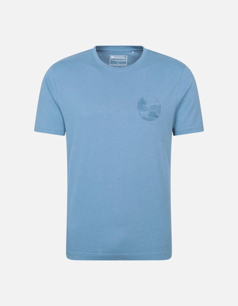 Mens Camping Sketch T-Shirt