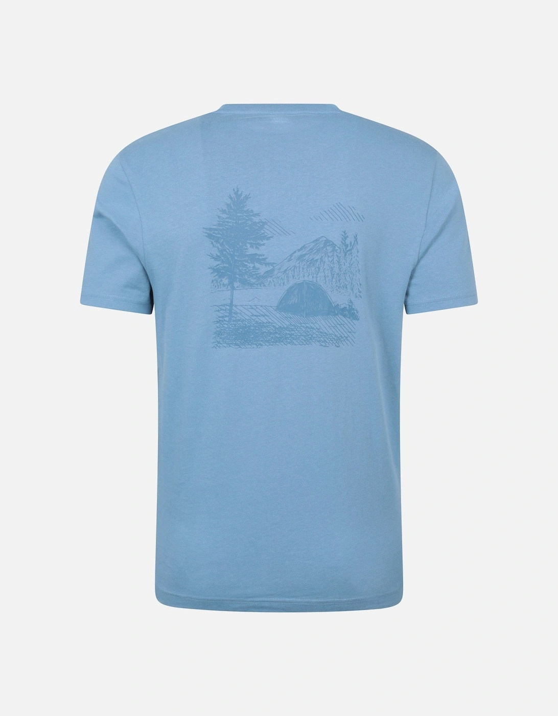 Mens Camping Sketch T-Shirt