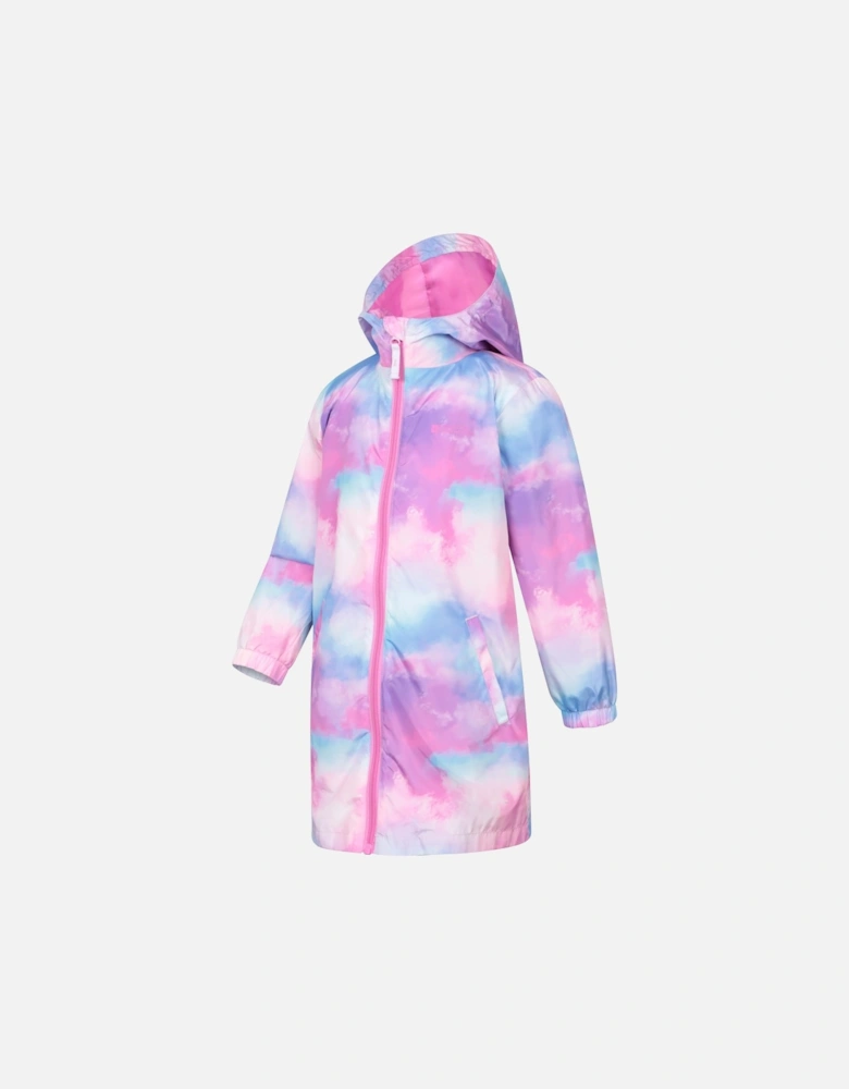 Childrens/Kids Flo Printed Water Resistant Padded Jacket