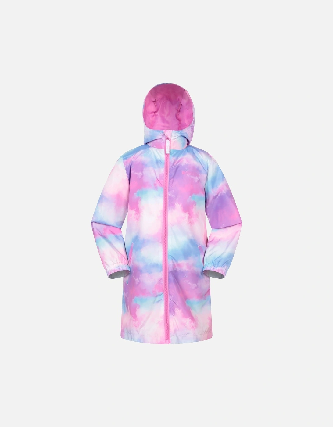 Childrens/Kids Flo Printed Water Resistant Padded Jacket, 4 of 3