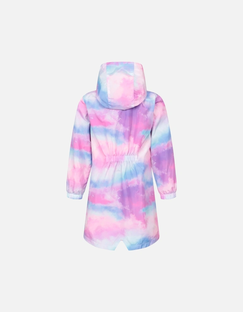 Childrens/Kids Flo Printed Water Resistant Padded Jacket