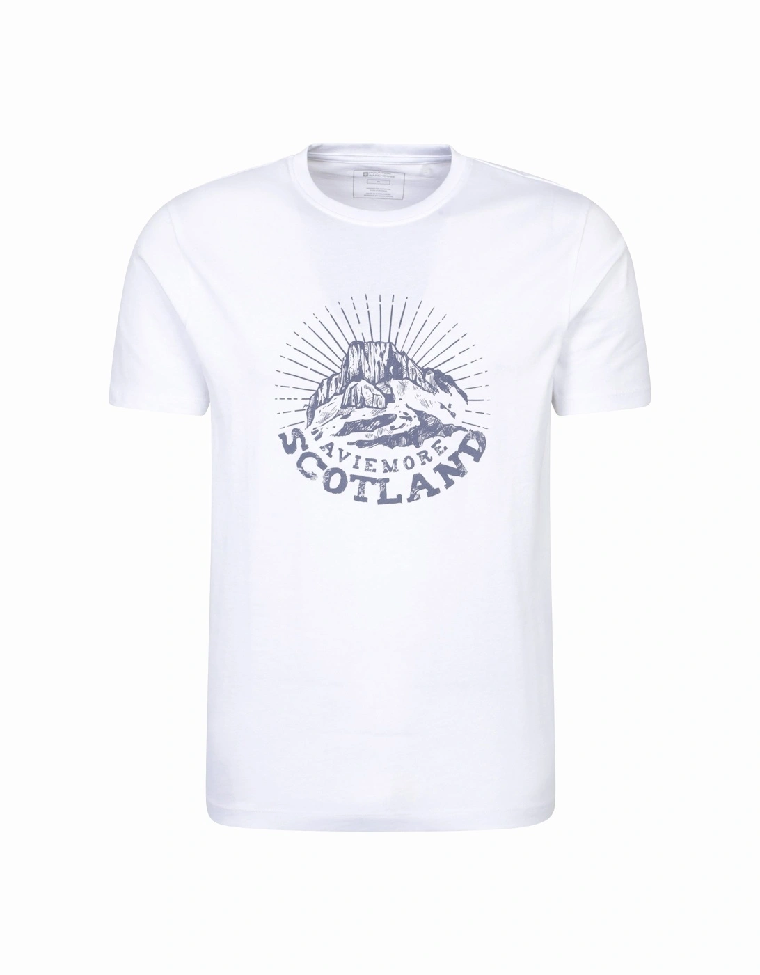 Mens Circle Mountain T-Shirt, 5 of 4