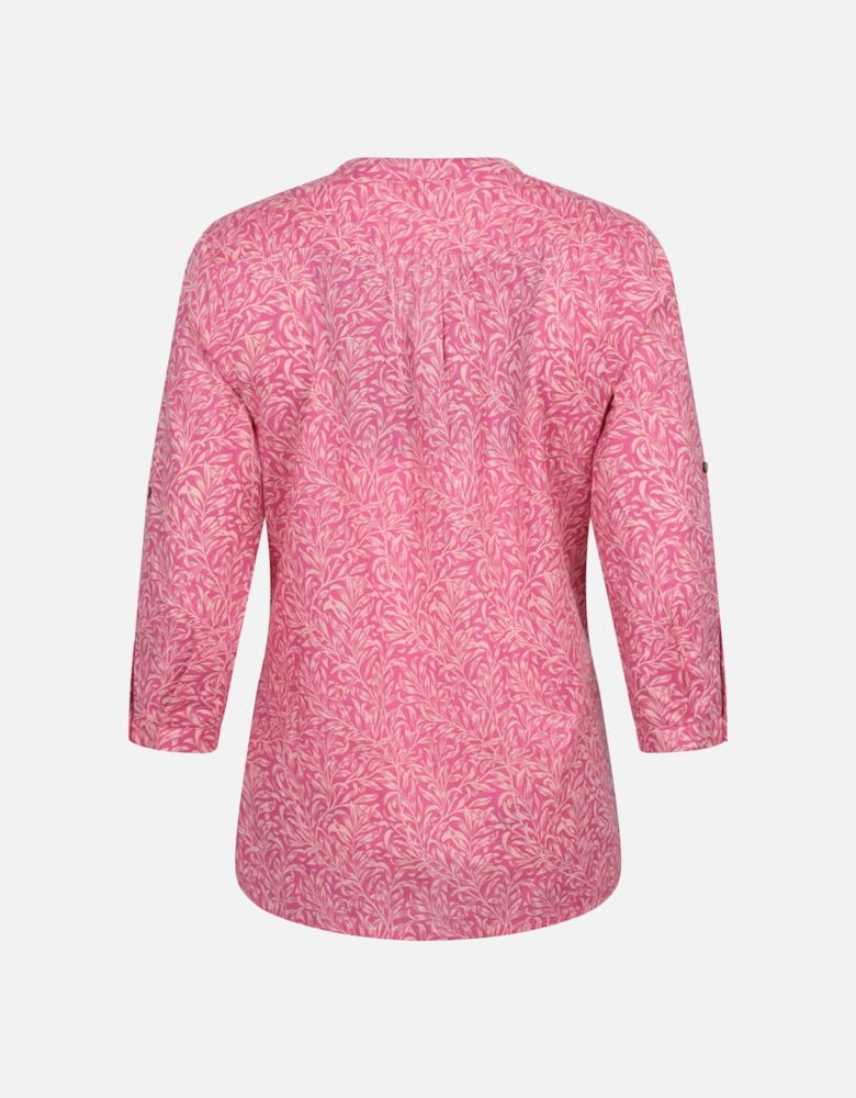 Womens/Ladies Petra Floral 3/4 Sleeve Shirt