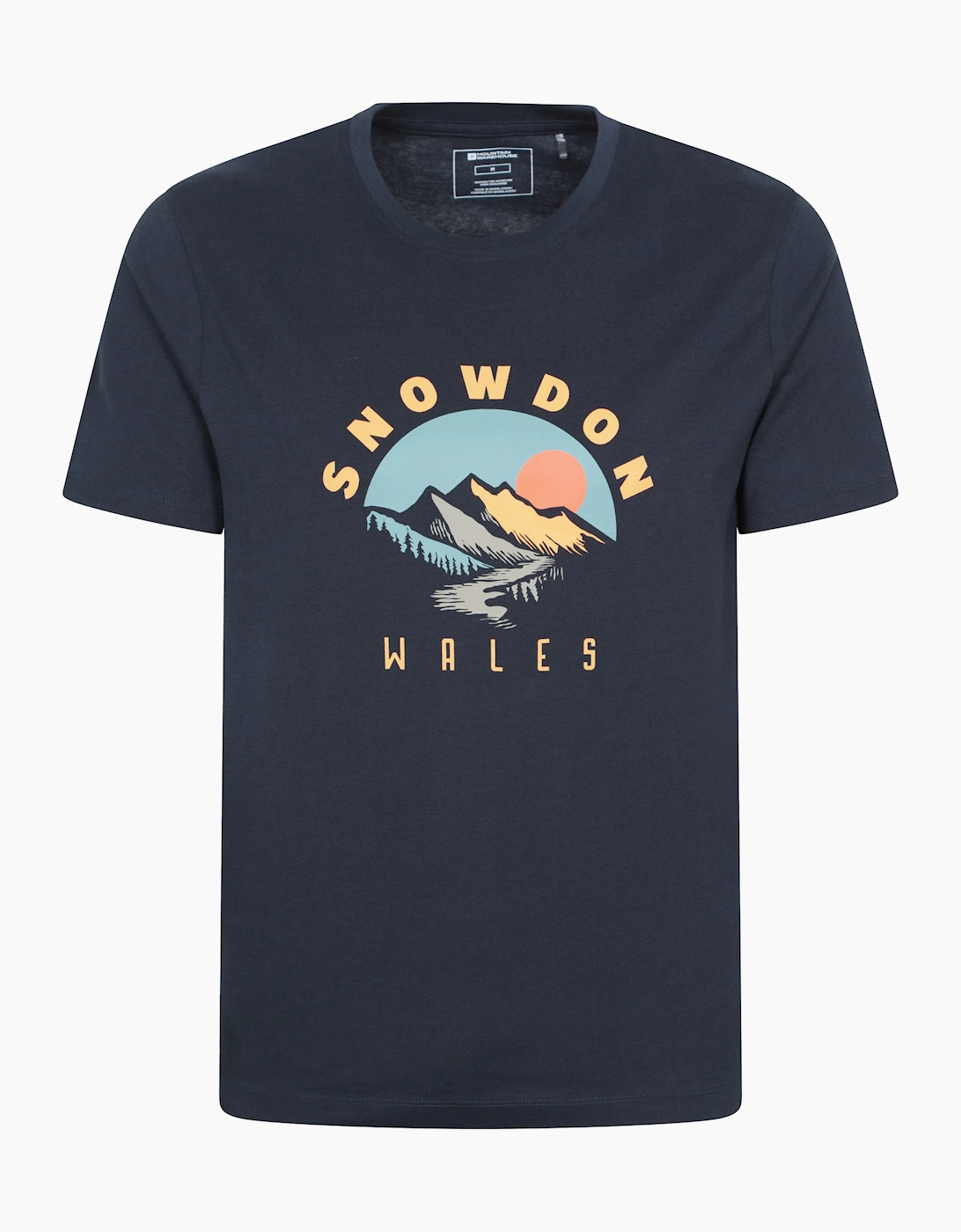 Mountain Warehouse Men's Mountain Warehouse Mens Snowdon Short-Sleeved T-Shirt - Navy