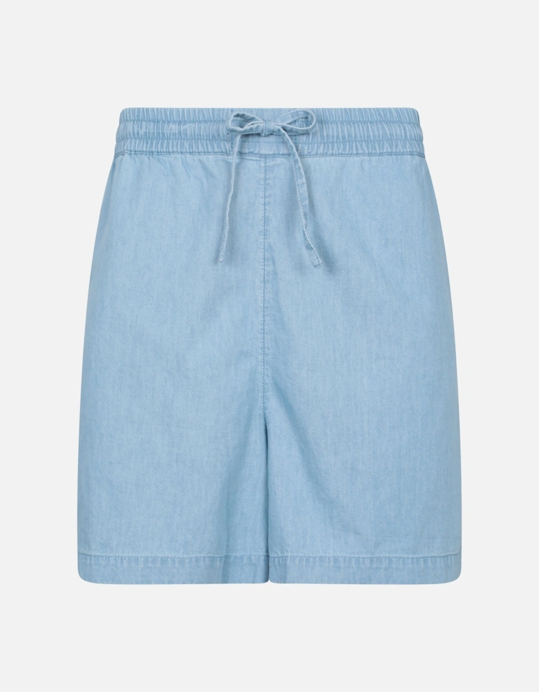 Womens/Ladies Astra Chambray Shorts