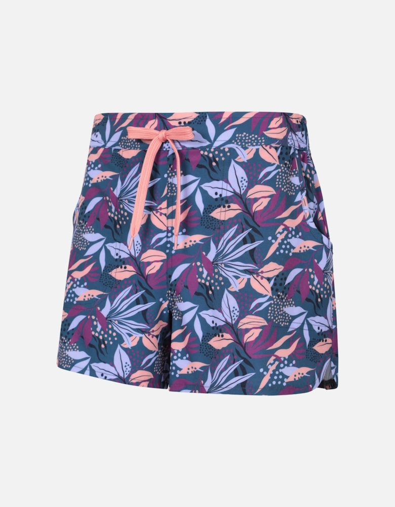 Womens/Ladies Stretch Patterned Boardshorts