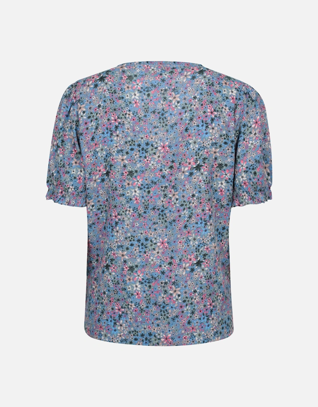 Womens/Ladies Cannes Button Top