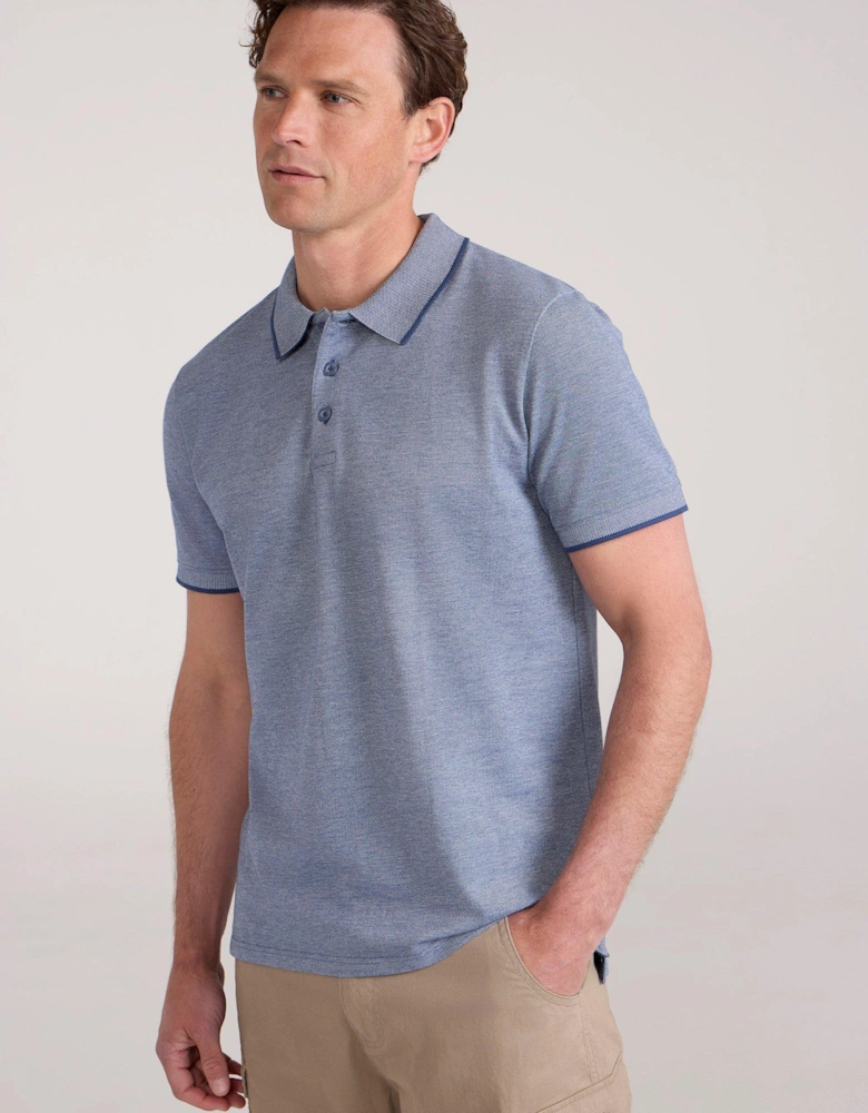 Mens Clyde Birdseye Pique Polo Shirt