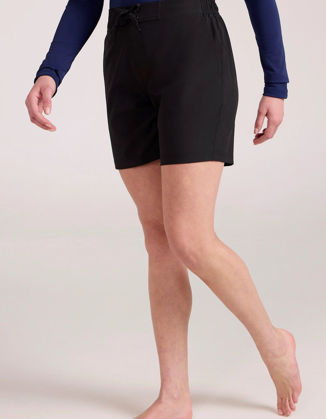 Womens/Ladies Quick Dry Long Length Boardshorts, 2 of 1