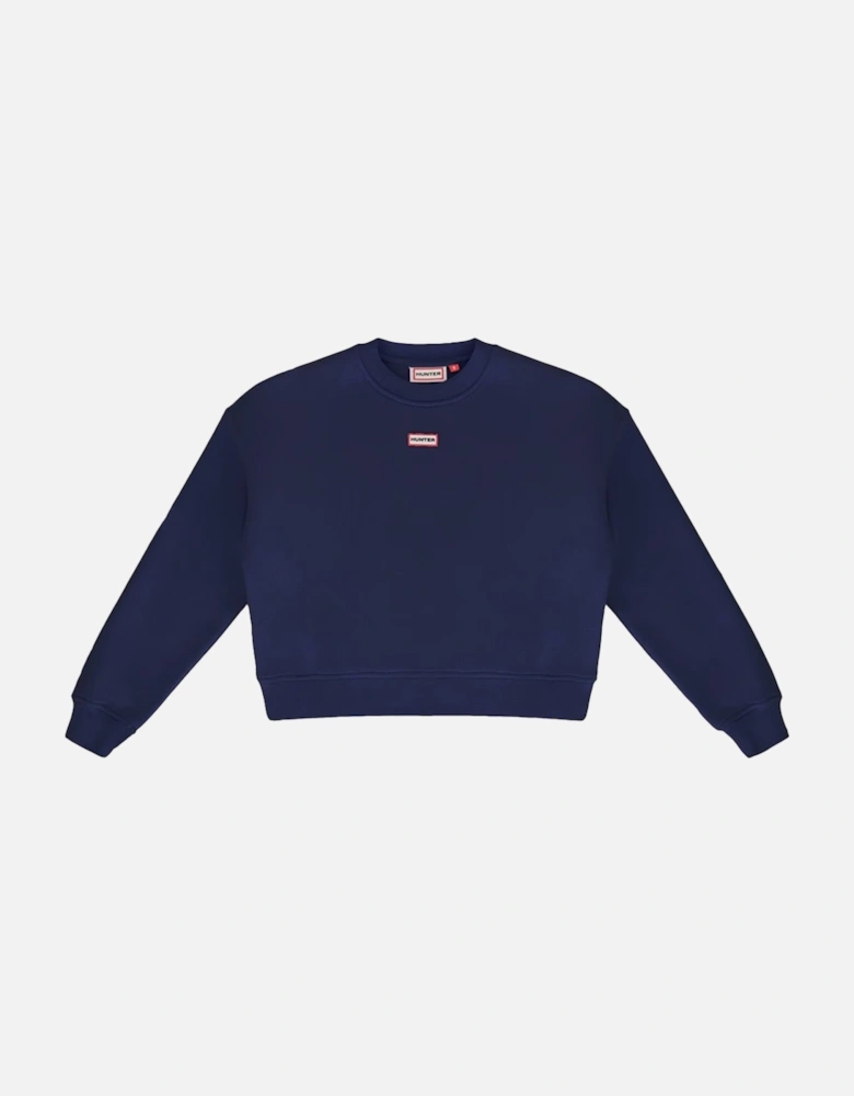 Womens/Ladies Tina Logo Crew Neck Crop Sweatshirt