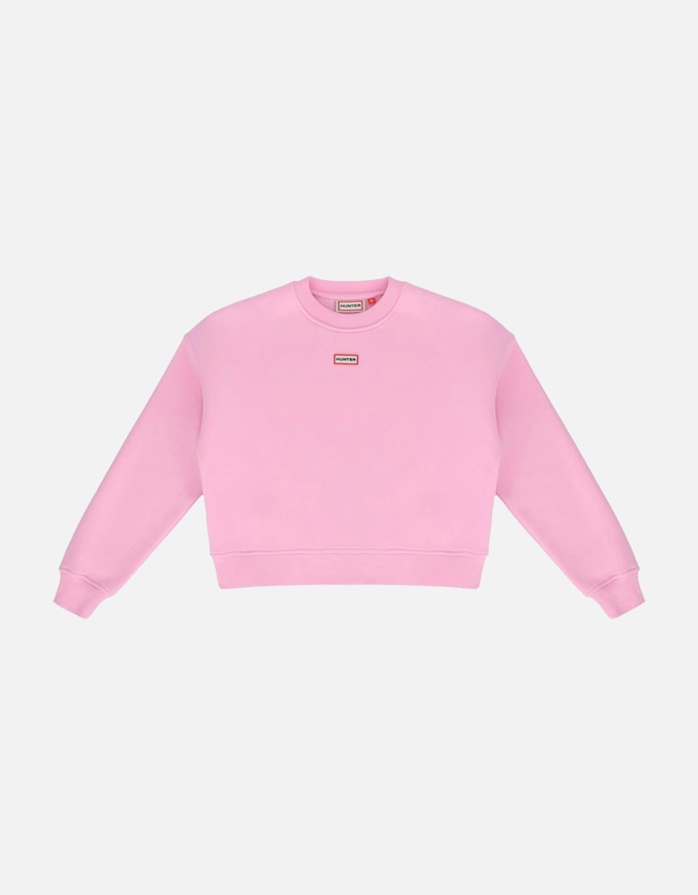 Womens/Ladies Tina Logo Crew Neck Crop Sweatshirt