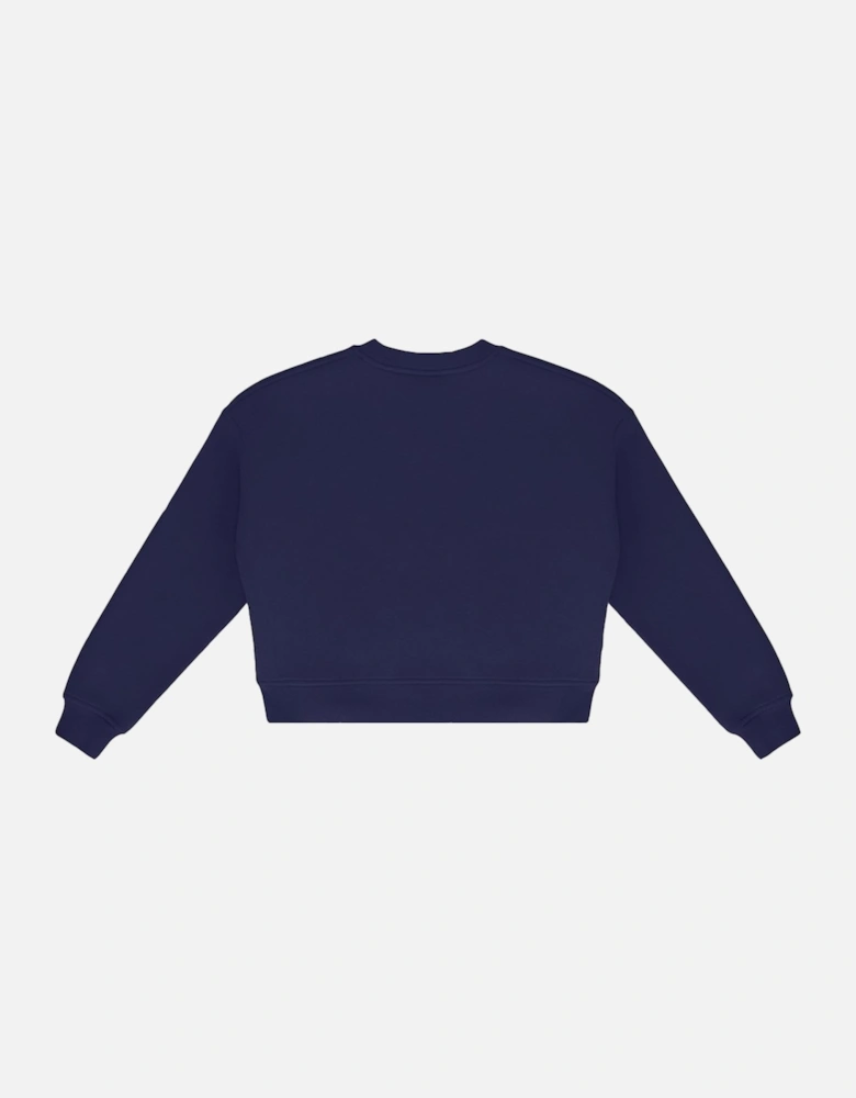 Womens/Ladies Tina Logo Crew Neck Crop Sweatshirt