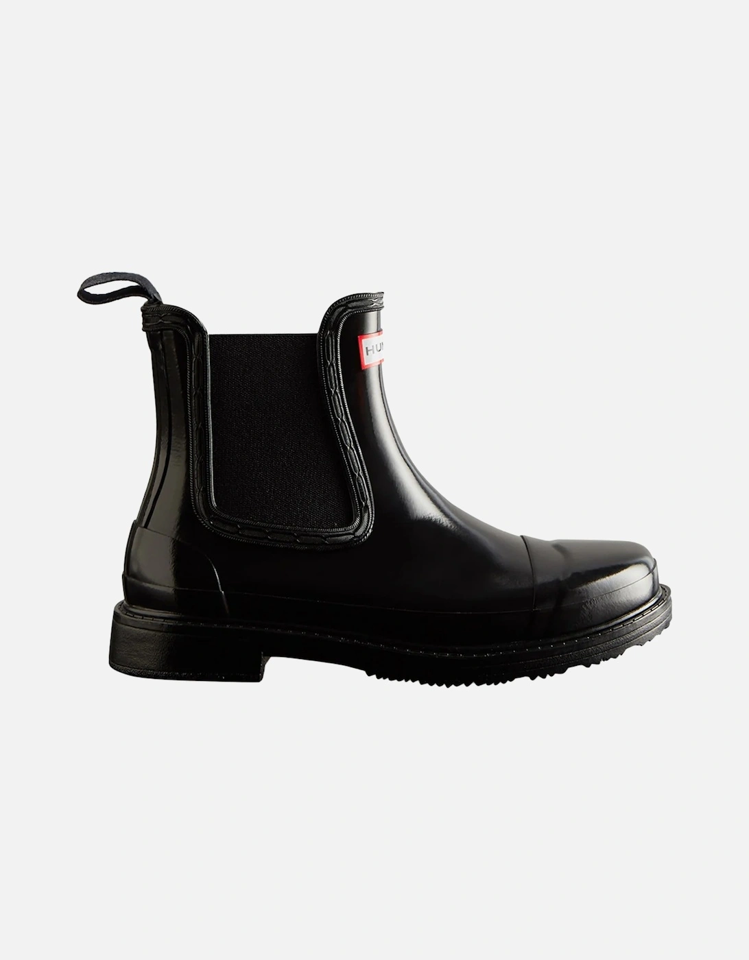 Womens/Ladies Commando Gloss Chelsea Boots