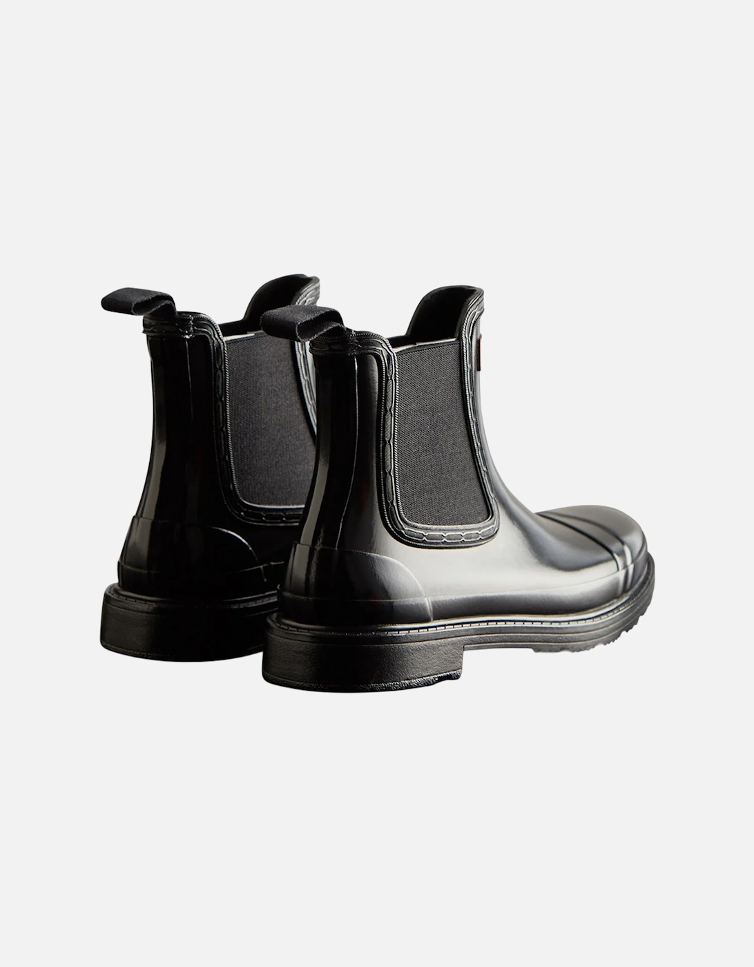 Womens/Ladies Commando Gloss Chelsea Boots