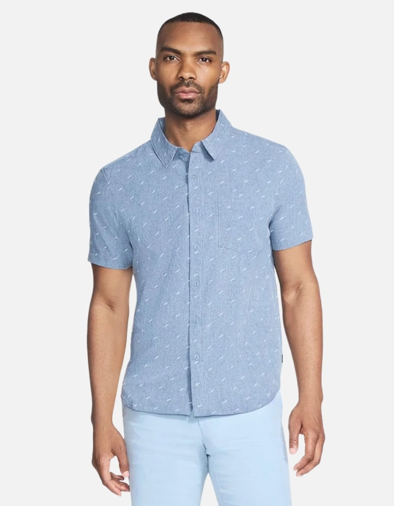 Skechers Mens Go Walk Air Printed Short-Sleeved Shirt