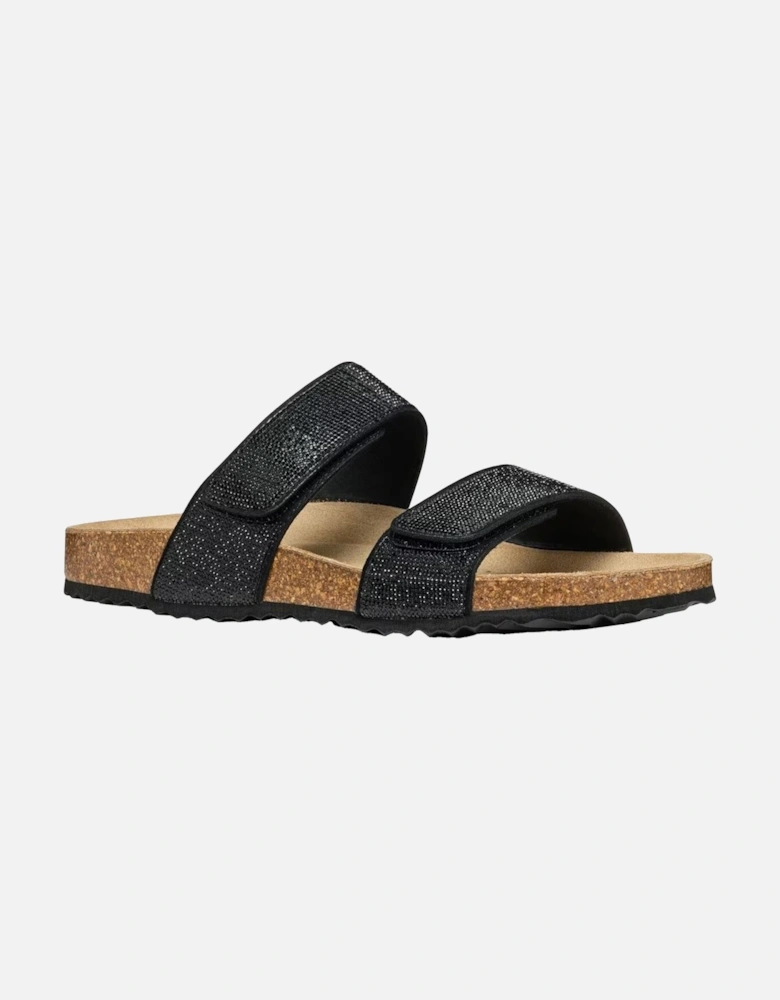 Womens/Ladies D Brionia R Leather Sandals