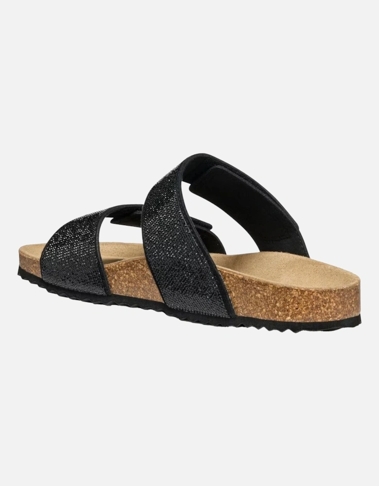 Womens/Ladies D Brionia R Leather Sandals