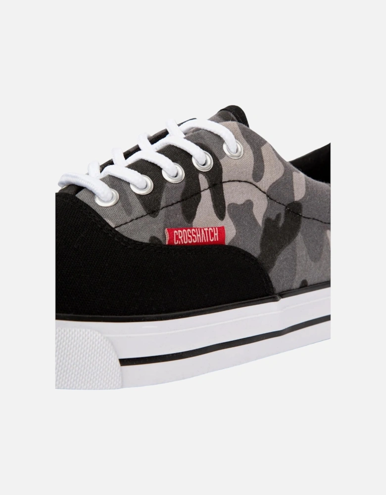 Mens Skywalk Camo Canvas Trainers