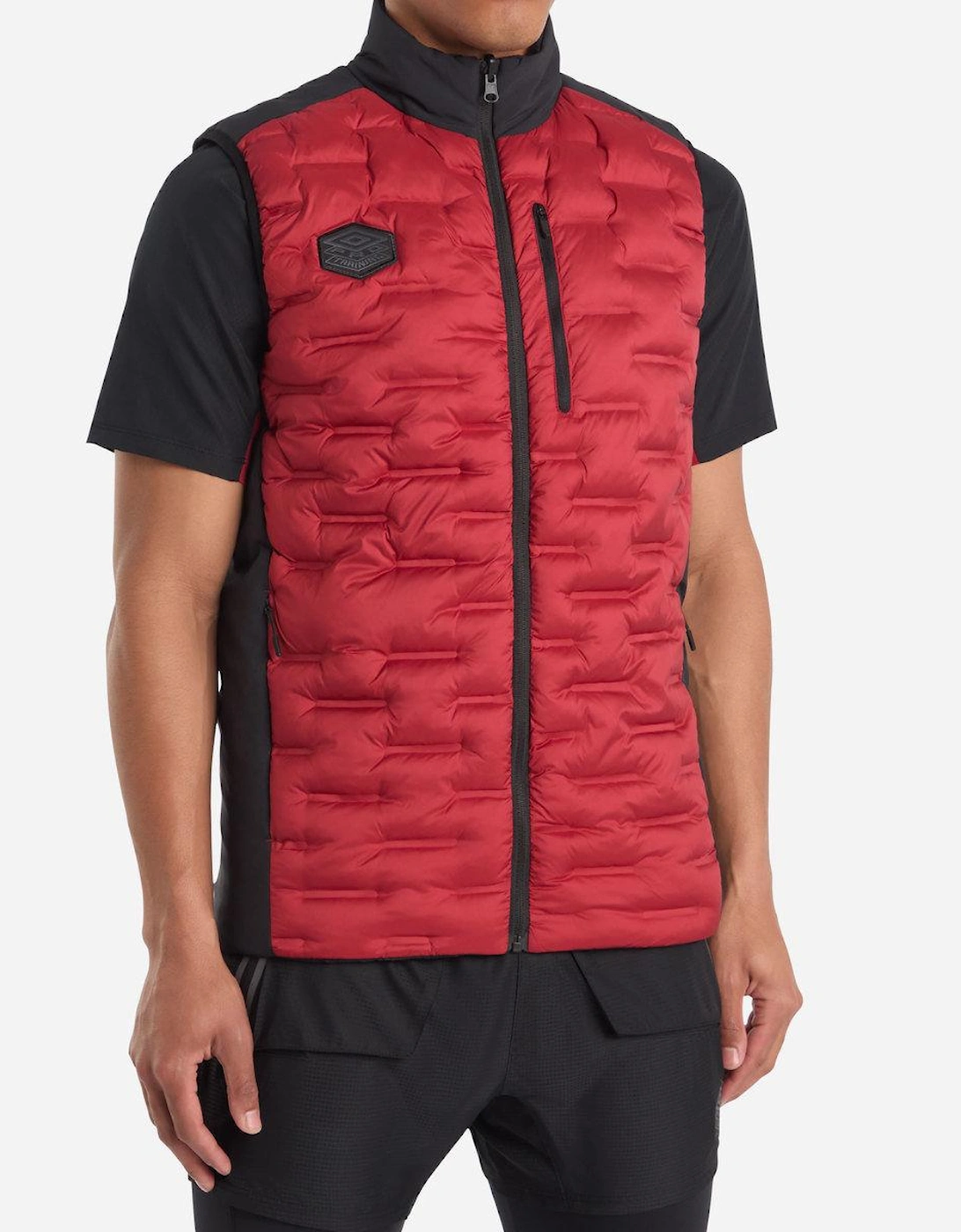 Mens Pro Training Elite Reversible Hybrid Gilet, 2 of 1