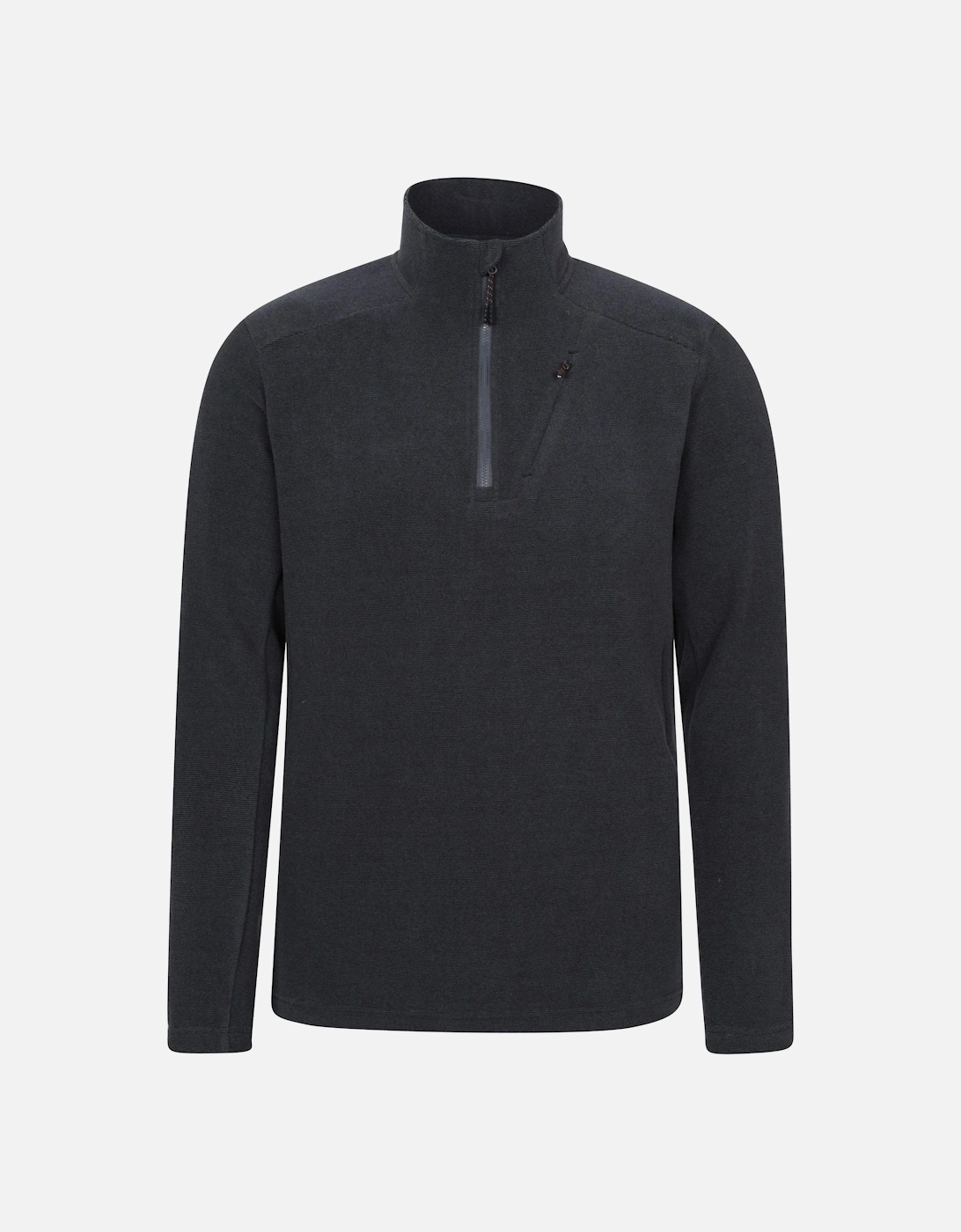Mens Ridge Half Zip Fleece Top, 2 of 1