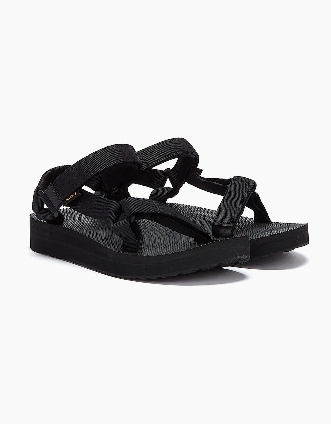 Women's Teva Midform Universal Womens Black / Black Sandals - Size: 3