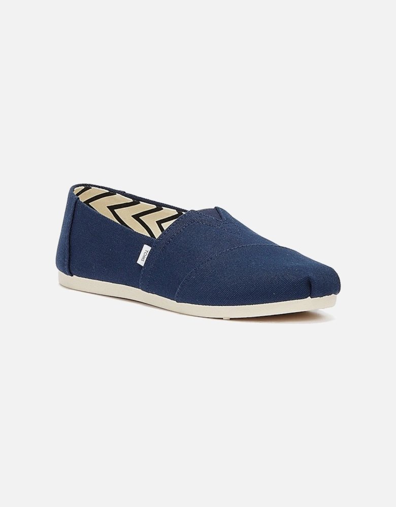 Alpargata Cotton Canvas Womens Navy Espadrilles