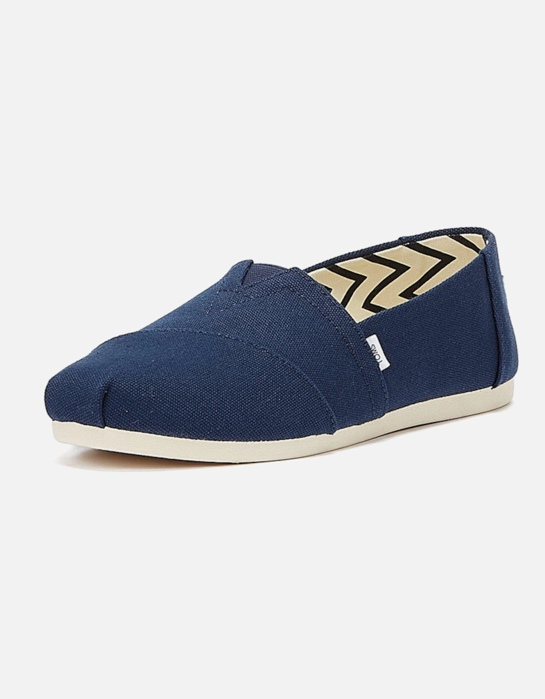 Alpargata Cotton Canvas Womens Navy Espadrilles