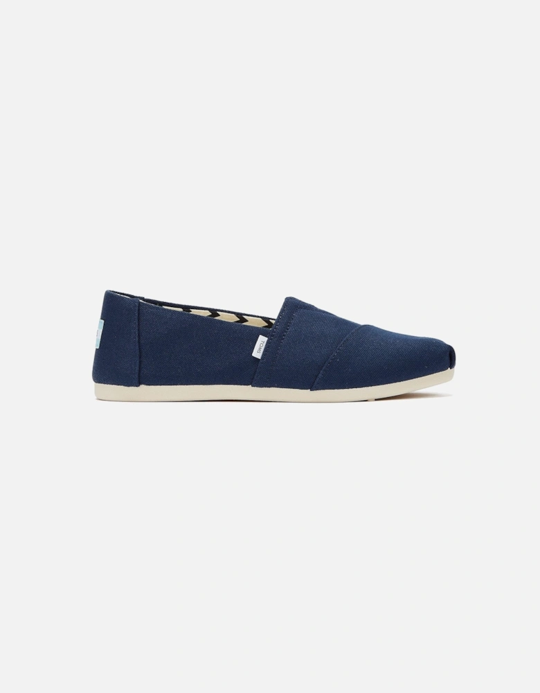 Alpargata Cotton Canvas Womens Navy Espadrilles