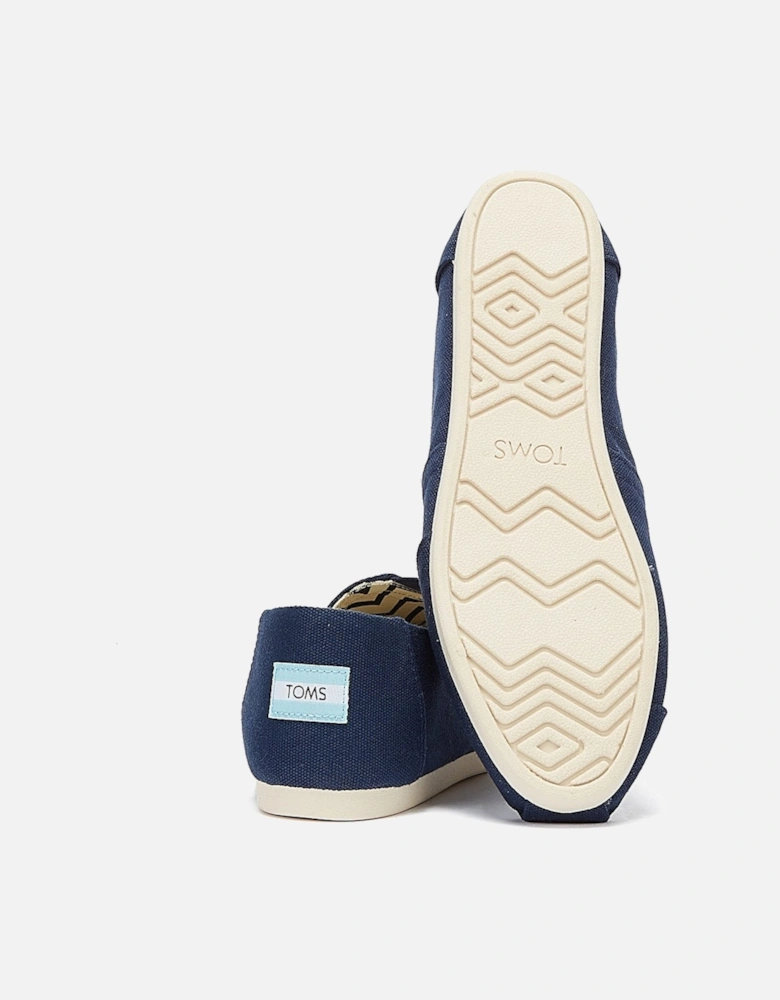 Alpargata Cotton Canvas Womens Navy Espadrilles