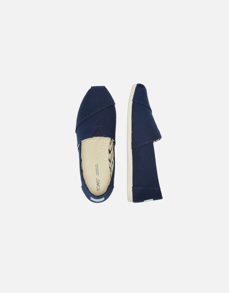 Alpargata Cotton Canvas Womens Navy Espadrilles