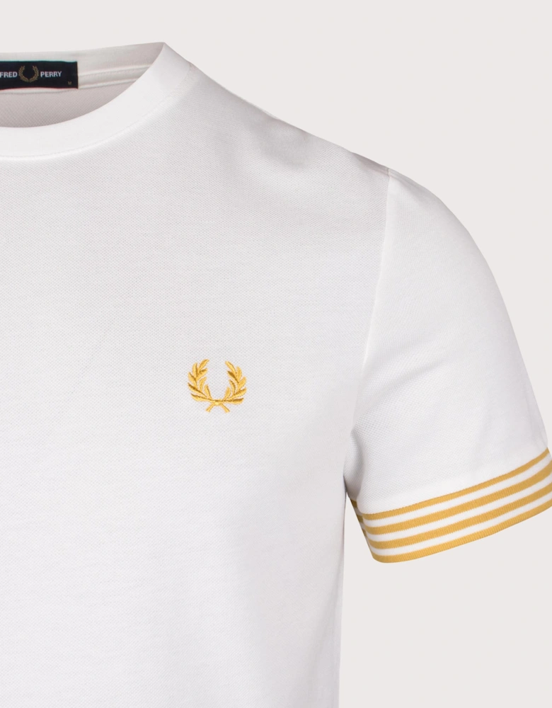 Striped Cuff T-Shirt