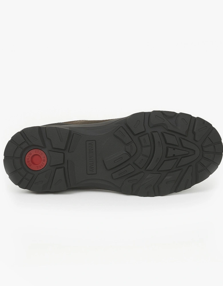 TERRAIN Mens Leather Trail Shoes Dark Brown