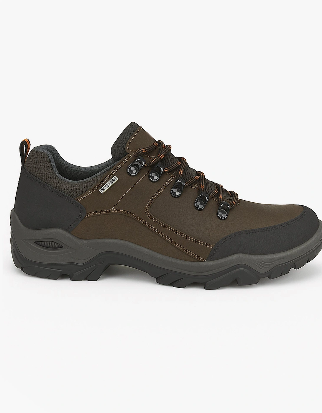 TERRAIN Mens Leather Trail Shoes Dark Brown, 5 of 4