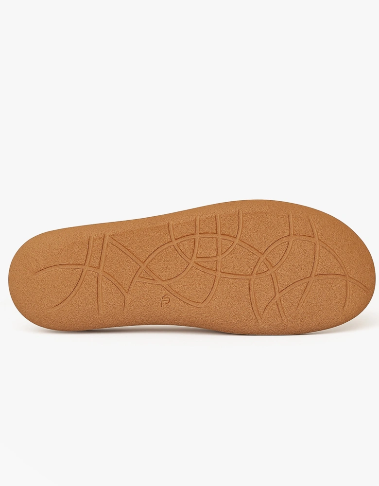 ALEX Mens Microfibre Mule Slippers Tan