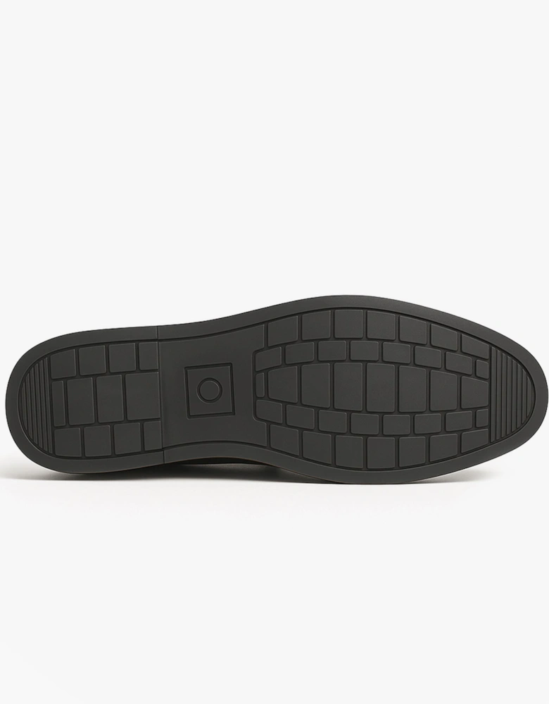 CALEB Mens Nubuck Chukka Boots Black