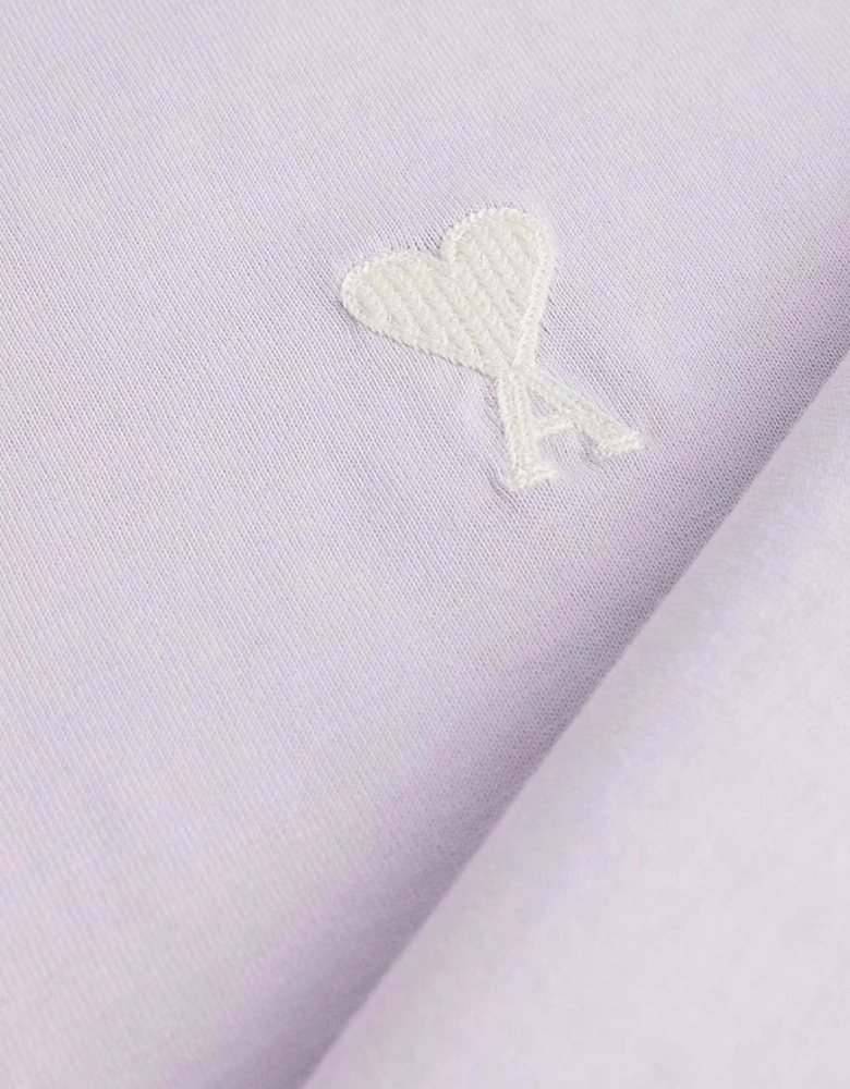 Men's Lilac 'Ami De Coeur' Cotton T-Shirt