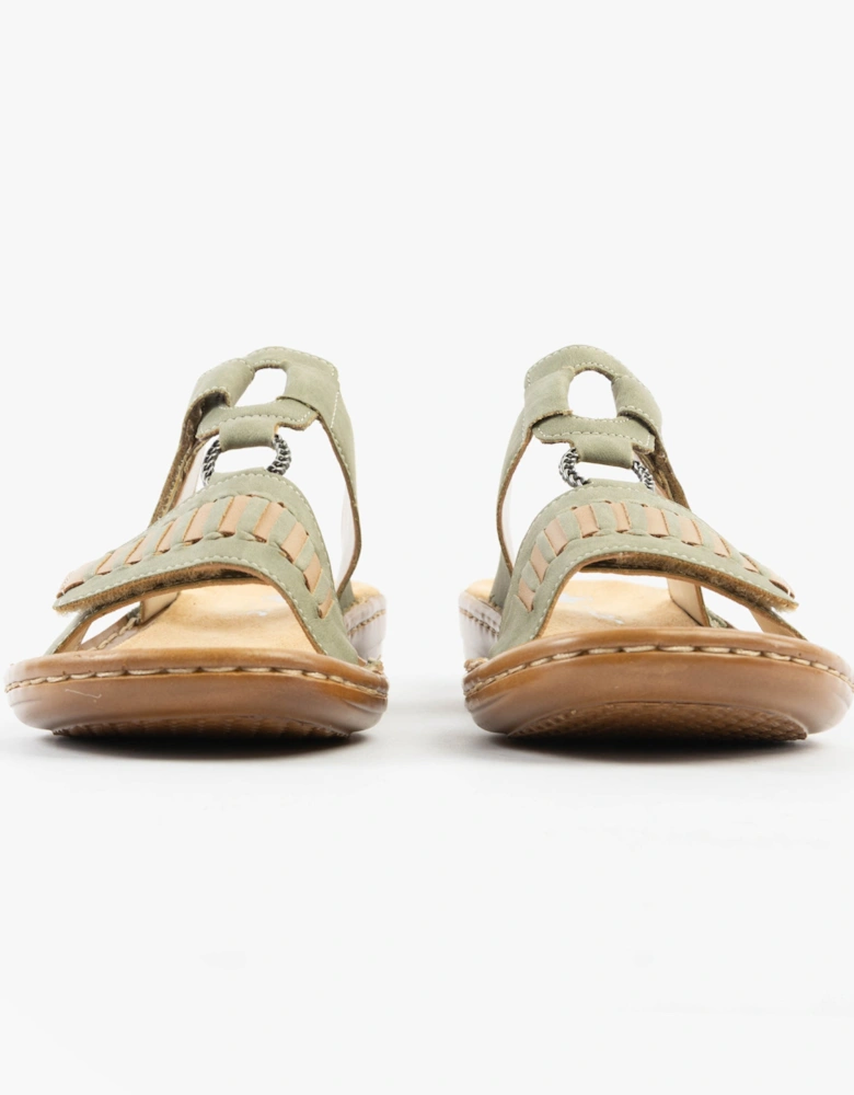 60881-52 Womens Sandals Green