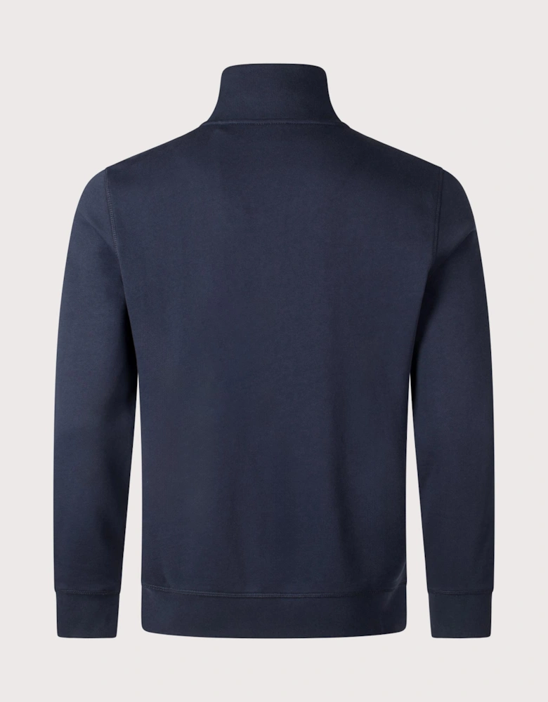 Relaxed Fit Zestart Zip Through Sweatshirt