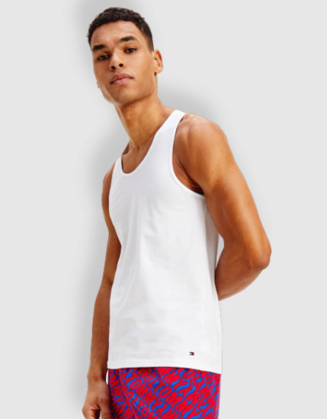 Tommy Hilfiger Men's White 3 Pack Tank Top - : 37/36/32/42/Regular Xl