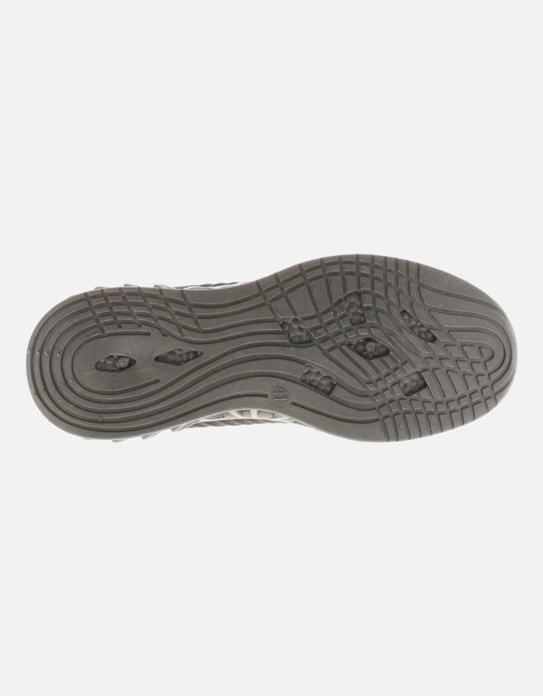 Womens Chunky Trainers Knit Effect Sky Slip On black UK Size