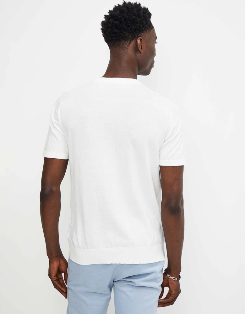 Knitted Crew Neck T-Shirt