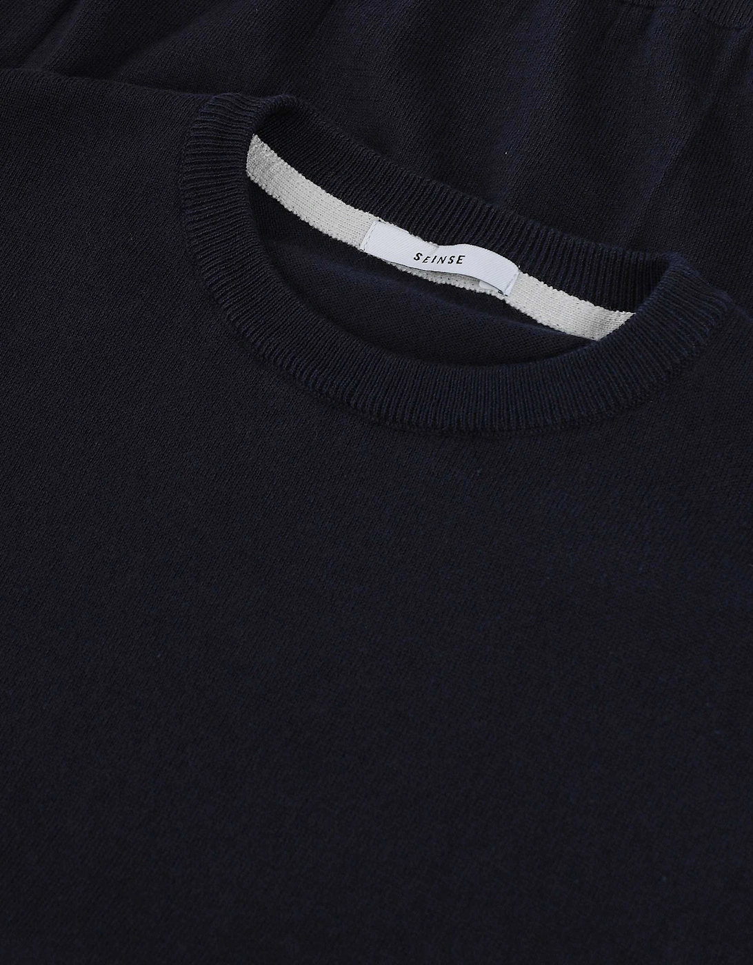 Knitted Crew Neck T-Shirt