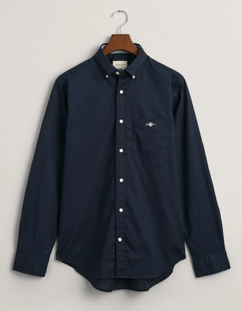 Archive Shield Poplin Shirt - Regular Fit Poplin Archive Shield Shirt