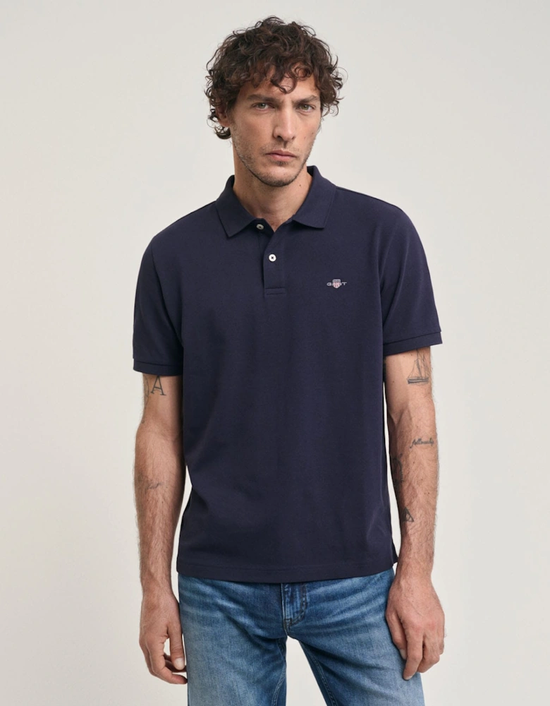Embroidered Archive Shield Polo Shirt