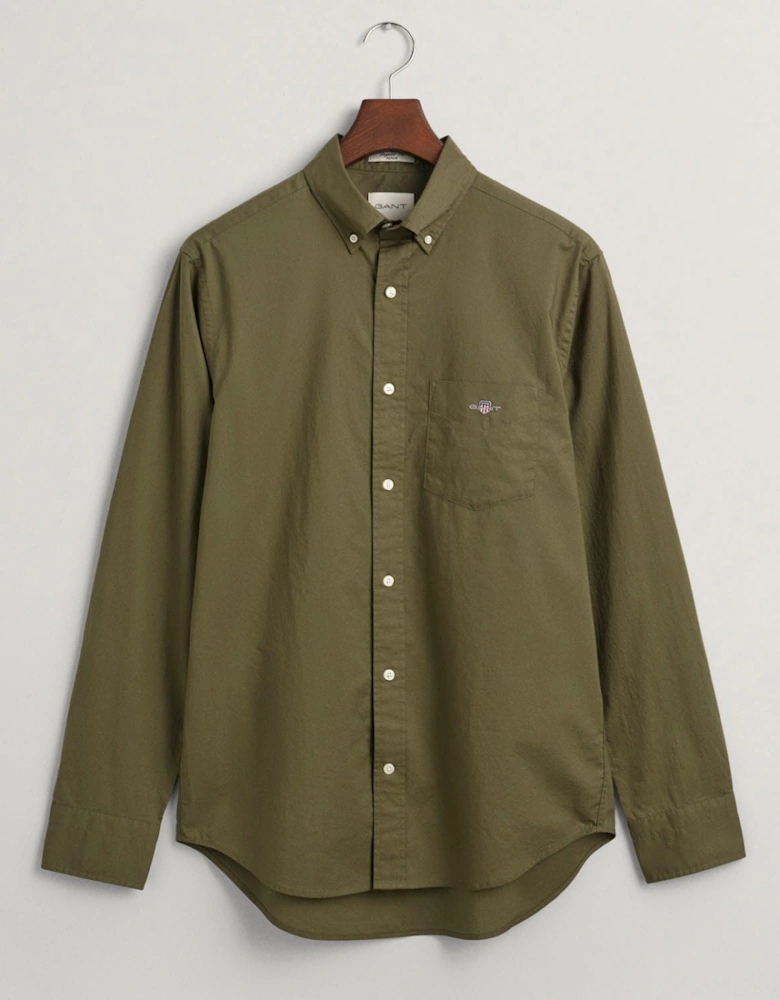 Mens Regular Fit Classic Poplin Shirt