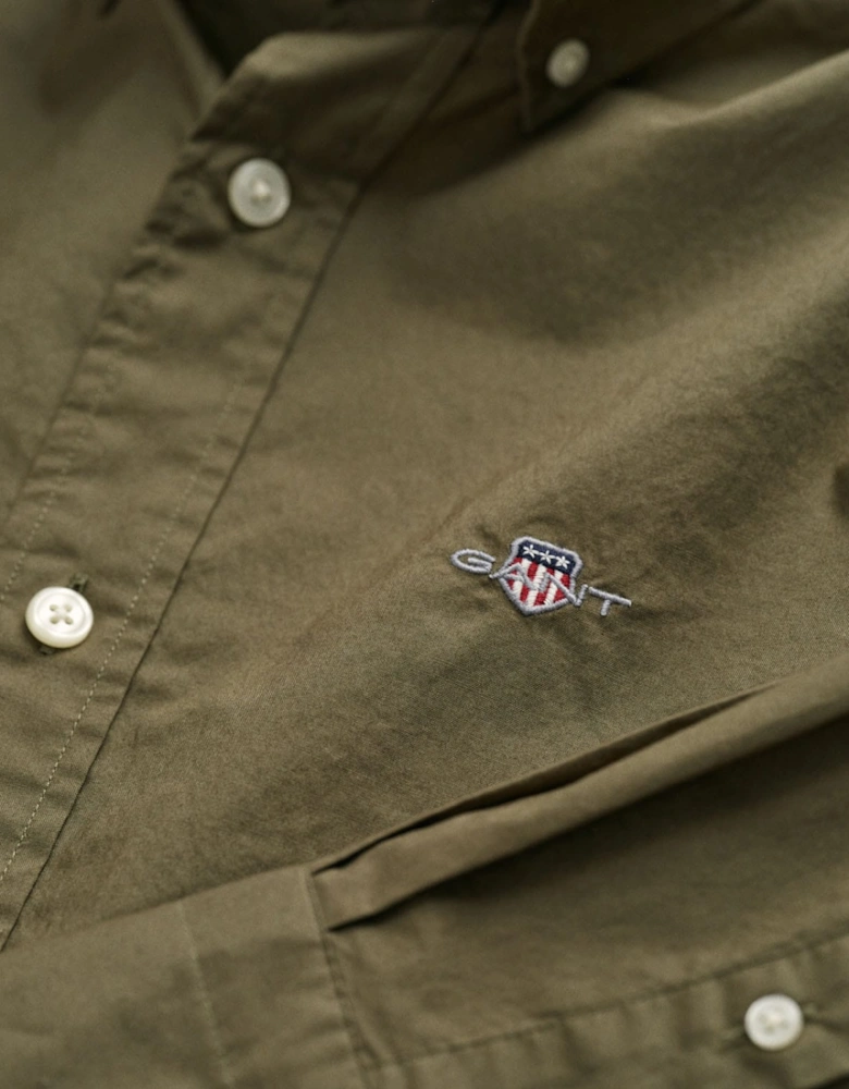 Mens Regular Fit Classic Poplin Shirt