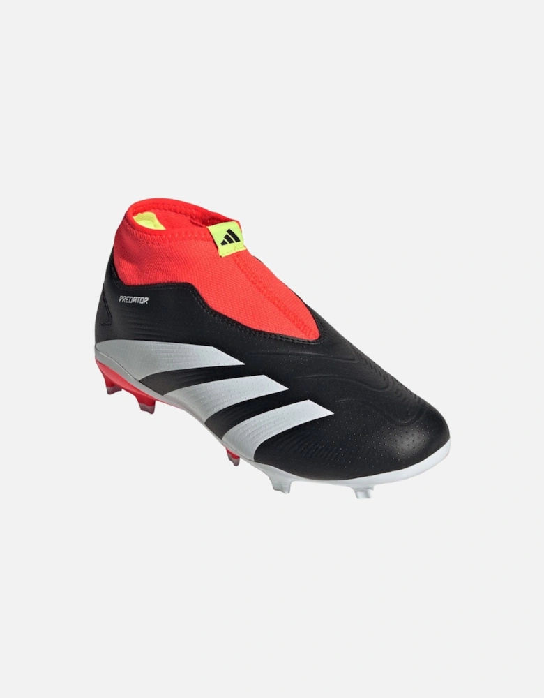 Juniors Predator League Laceless FG Football Boots