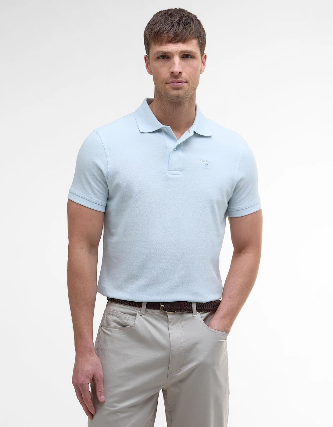 Sports Tailored Polo BU28 Bleached Blue