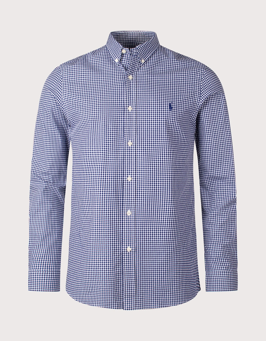 Slim Fit Gingham Stretch Poplin Shirt, 4 of 3